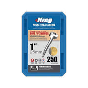 Kreg No. 7 X 1 in. L Square Zinc-Plated Coarse Pocket-Hole Screw 250 pk