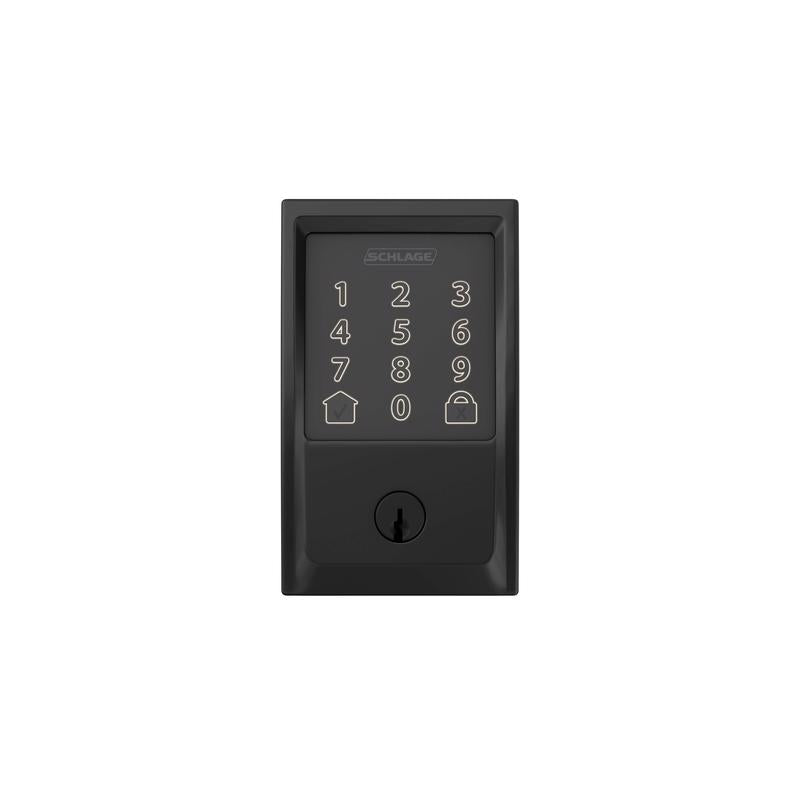 Schlage Encode Matte Black Metal Wi-Fi Deadbolt
