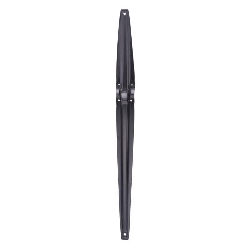 Hampton Black Steel Shelf Support 18 Ga. 12X14 in. L 100 lb