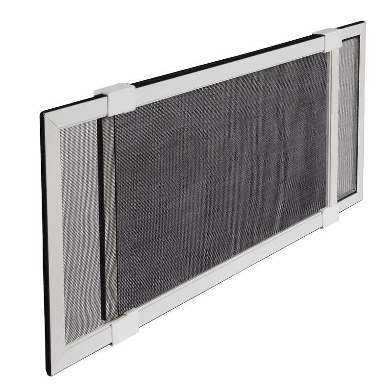 M-D Building Products White Aluminum Adjustable Screen 10 in. W X 37 in. L