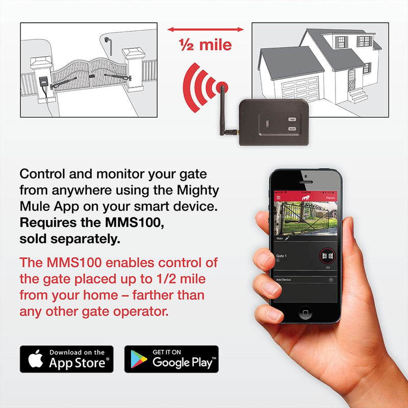 Mighty Mule WIFI Bridge 12 V Wireless AC Powered Gate Connection System