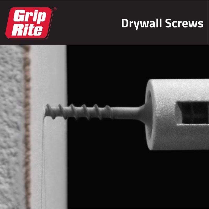 Grip-Rite No. 6 wire X 1-1/4 in. L Phillips Coarse Drywall Screws 1 lb 238 pk