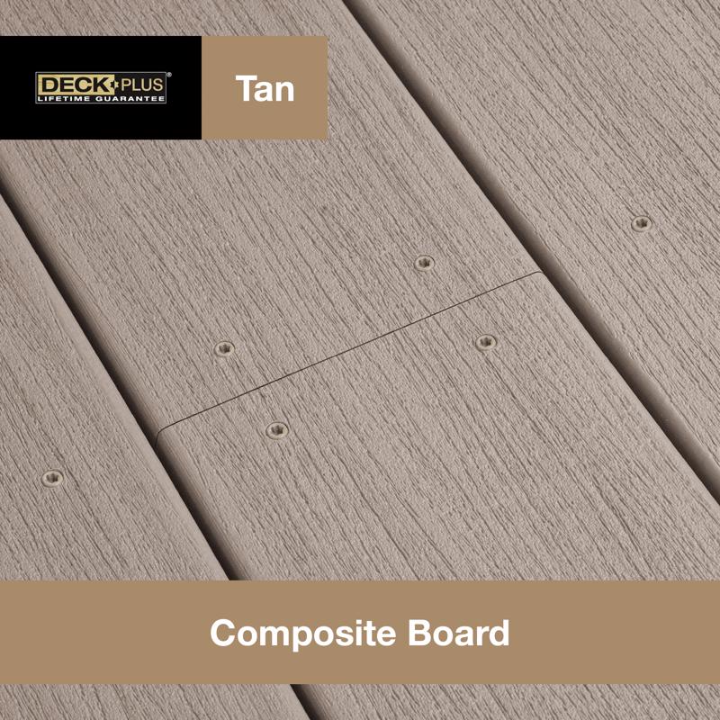 HILLMAN Deck Plus No. 10 in. X 3 in. L Tan Star Flat Head Composite Deck Screws 6 lb 270 pk
