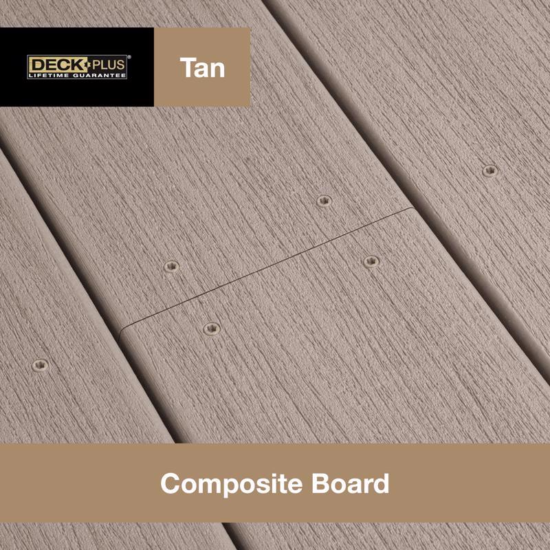 HILLMAN Deck Plus No. 10 in. X 2-1/2 in. L Tan Star Flat Head Composite Deck Screws 1 lb 75 pk