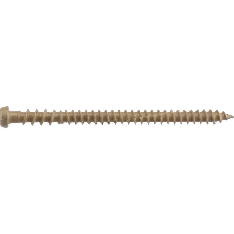 HILLMAN Deck Plus No. 10 Ga. X 2-1/2 in. L Tan Star Flat Head Composite Deck Screws 5 lb 375