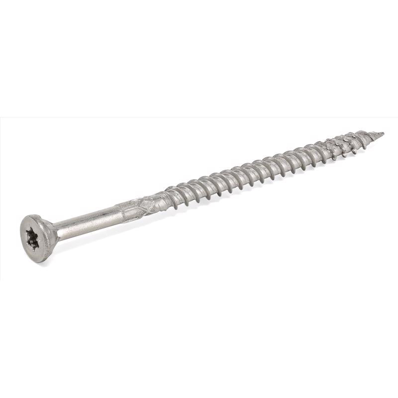 HILLMAN Power Pro No. 10 Ga. X 3-1/2 in. L Stainless Steel Star Flat Head Exterior Deck Screws 1 lb