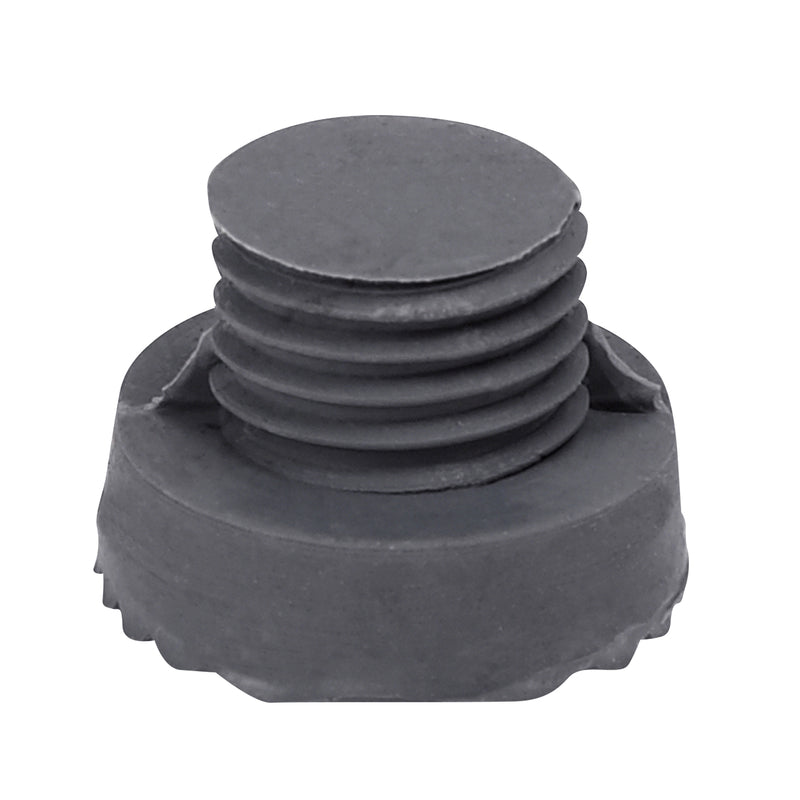 Tell 15/16 in. D X 11/16 in. L Matte Black Nylon/Rubber Kickdown Holder Tip