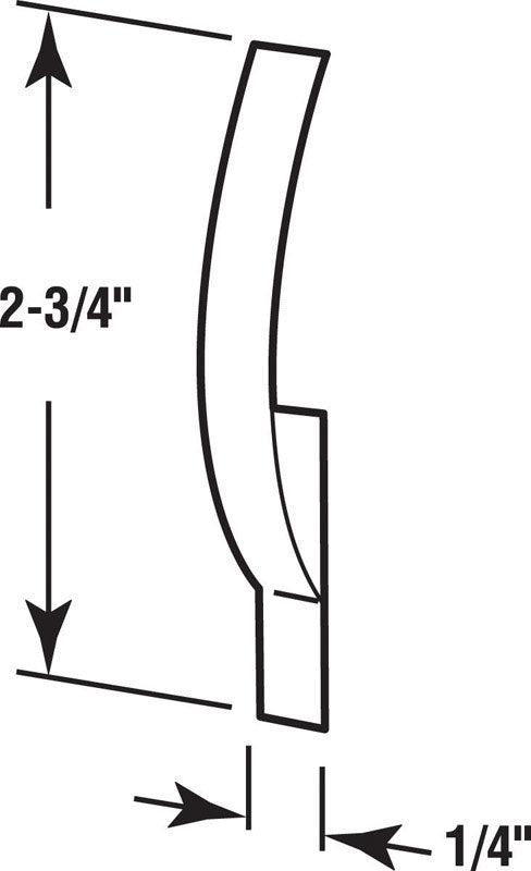 Prime-Line Steel 1/4 in. W X 2-3/4 in. L Window Frame Fasteners