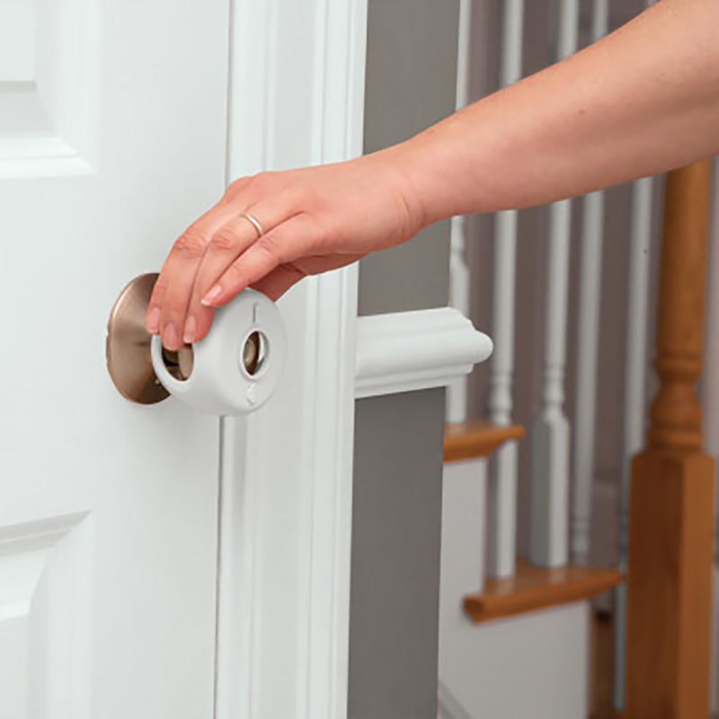 Safety 1st White Plastic Door Knob Covers 4 pk