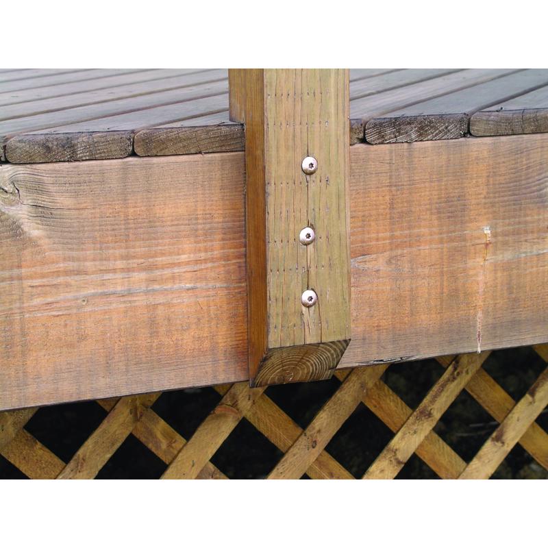HILLMAN Power Pro 5/16 in. X 6 in. L Star Steel Lag Screw