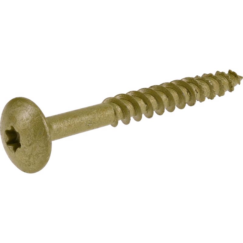 HILLMAN Power Pro 5/16 in. X 3-1/2 in. L Star Carbon Steel Lag Screw