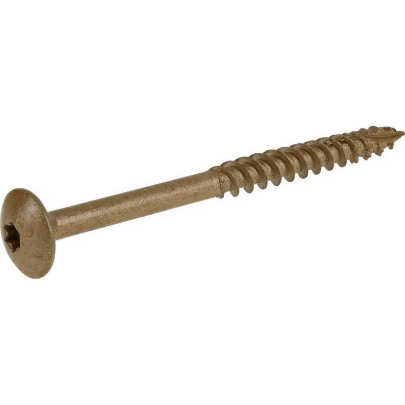 HILLMAN Power Pro 5/16 in. X 4 in. L Star Steel Lag Screw