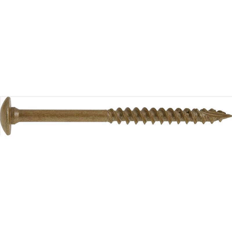 HILLMAN Power Pro 5/16 in. X 4 in. L Star Steel Lag Screw