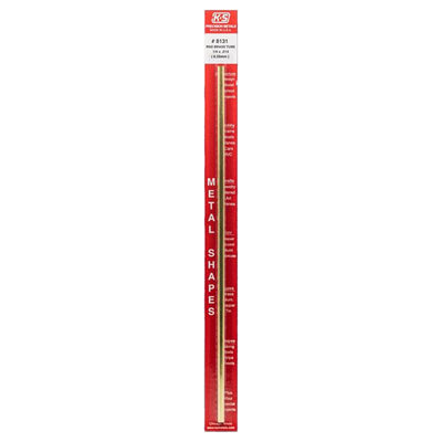 K&S 1/4 in. D X 12 in. L Round Brass Tube