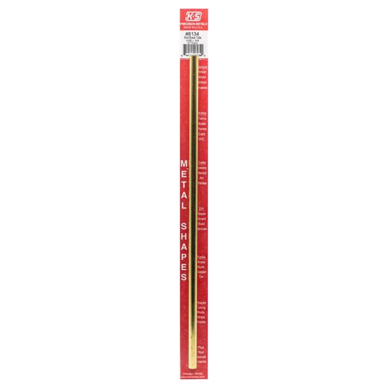 K&S 11/32 in. D X 12 in. L Round Brass Tube