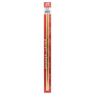 K&S 15/32 in. D X 12 in. L Round Brass Tube