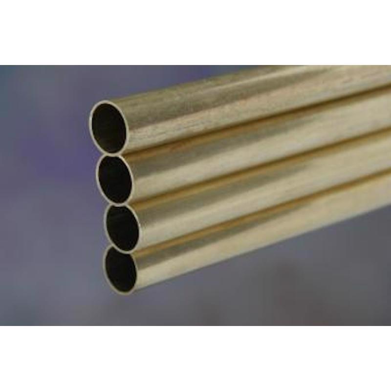 K&S 15/32 in. D X 12 in. L Round Brass Tube