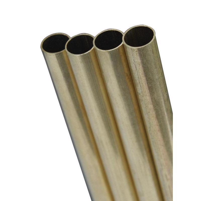 K&S 17/32 in. D X 12 in. L Round Brass Tube