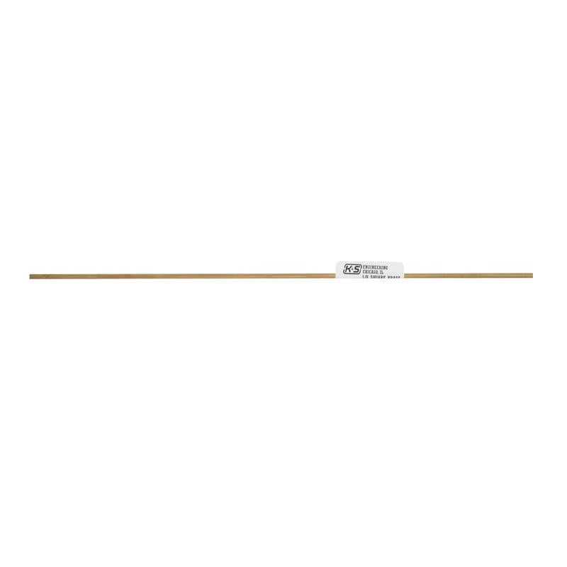K&S 1/8 in. W X 12 in. L Square Brass Tube