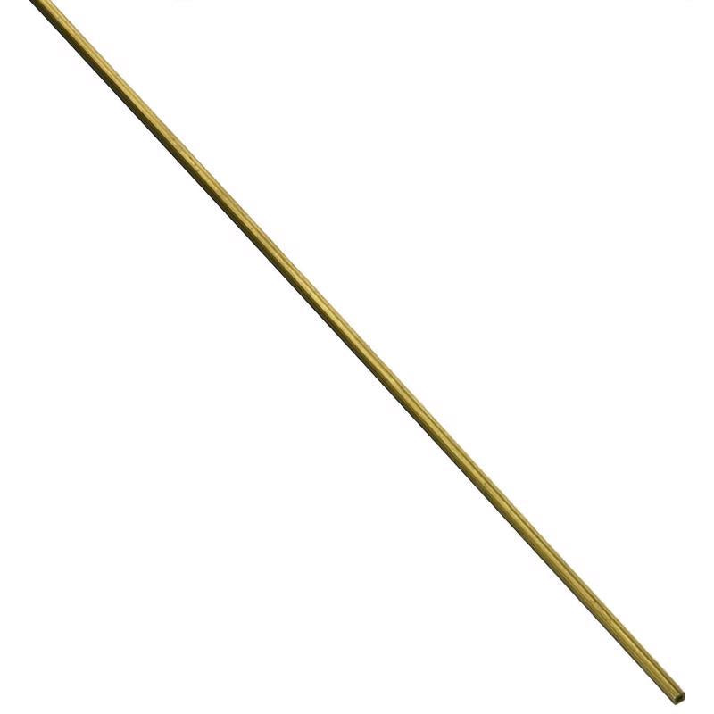 K&S 1/8 in. W X 12 in. L Square Brass Tube