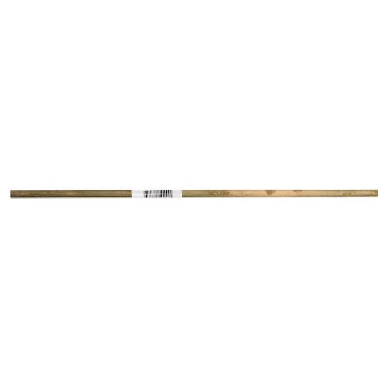 K&S 1/4 in. W X 12 in. L Square Brass Tube