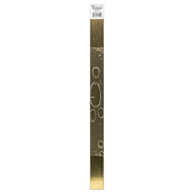 K&S 0.032 in. X 1 in. W X 12 in. L Mill Brass Metal Strip