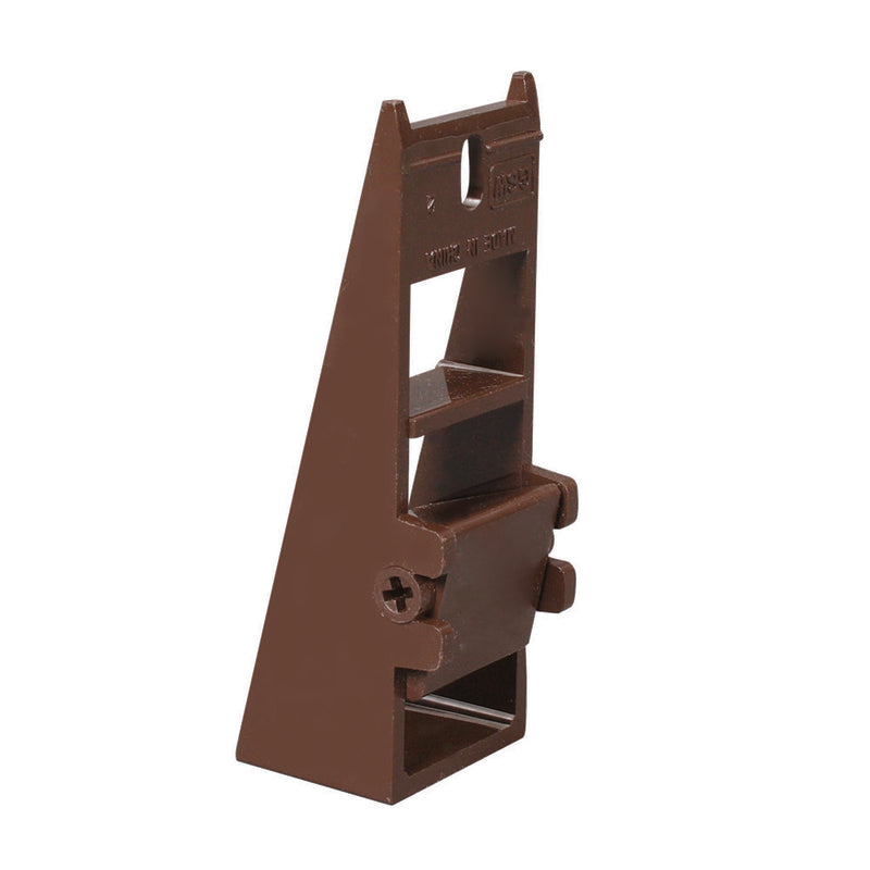 Amerimax 11 in. H X 8 in. W X 7 in. L Brown Vinyl U Fascia Fixer