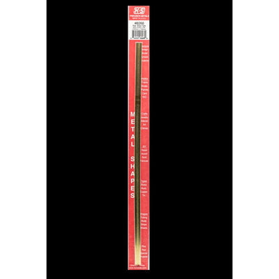 K&S 5/16 in. W X 12 in. L Rectangular Brass Tube
