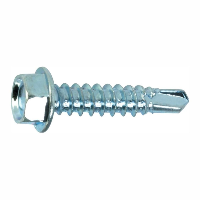 Grip-Rite Pro-Twist No. 12 Sizes X 1 in. L Hex Hex Washer Head Sheet Metal Screws