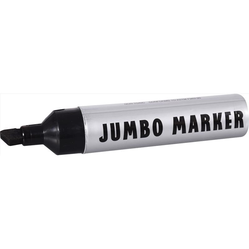 HILLMAN Black Chisel Tip Jumbo Marker