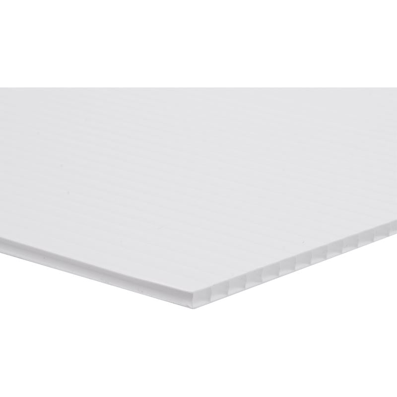 HILLMAN English White Blank Sign 20 in. H X 24 in. W