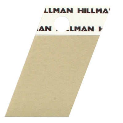 HILLMAN 1.5 in. Reflective Gold Aluminum Self-Adhesive Full Spacer Blank