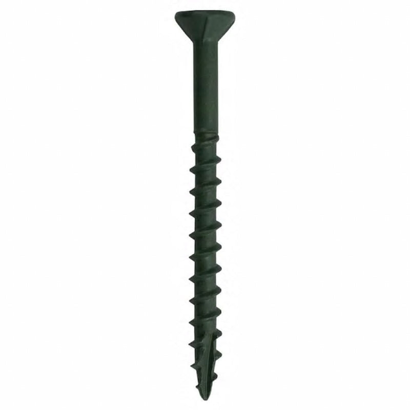 Grip-Rite PrimeGuard Plus No. 10 wire X 4 in. L Green Star Bugle Head Deck Screws 1 lb 50 pk
