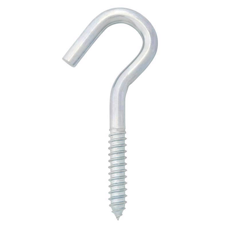 Hampton Small Zinc-Plated Silver Steel 4.8125 in. L Clothesline Hook 300 lb