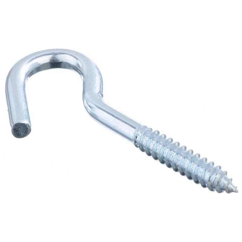 Hampton Small Zinc-Plated Silver Steel 4.8125 in. L Clothesline Hook 300 lb