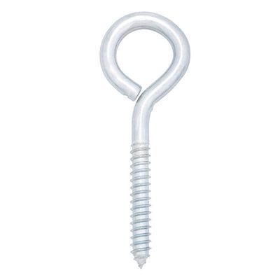 Hampton 7/16 in. X 5-1/4 in. L Zinc-Plated Steel Lag Thread Eyebolt