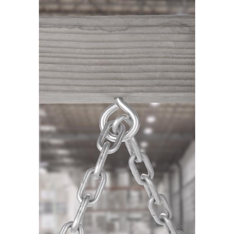 Hampton 7/16 in. X 5-1/4 in. L Zinc-Plated Steel Lag Thread Eyebolt
