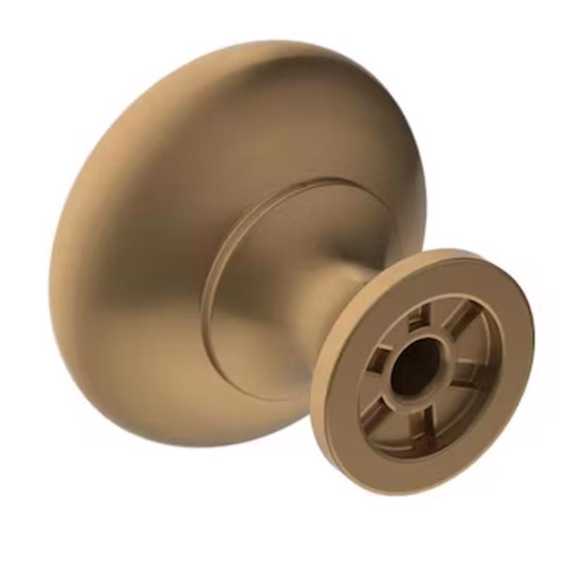 Amerock Edona Round Cabinet Knob 1-1/4 in. D 1-1/8 in. Champagne Bronze