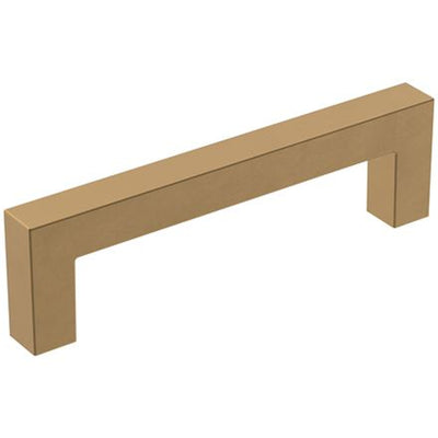 Amerock Monument Contemporary Bar Cabinet Pull 3-3/4 in. Champagne Bronze Gold
