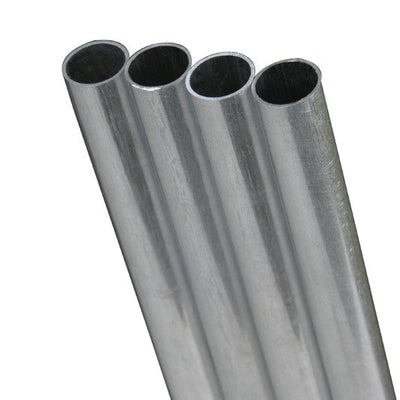 K&S 1/4 in. D X 3 ft. L Round Aluminum Tube