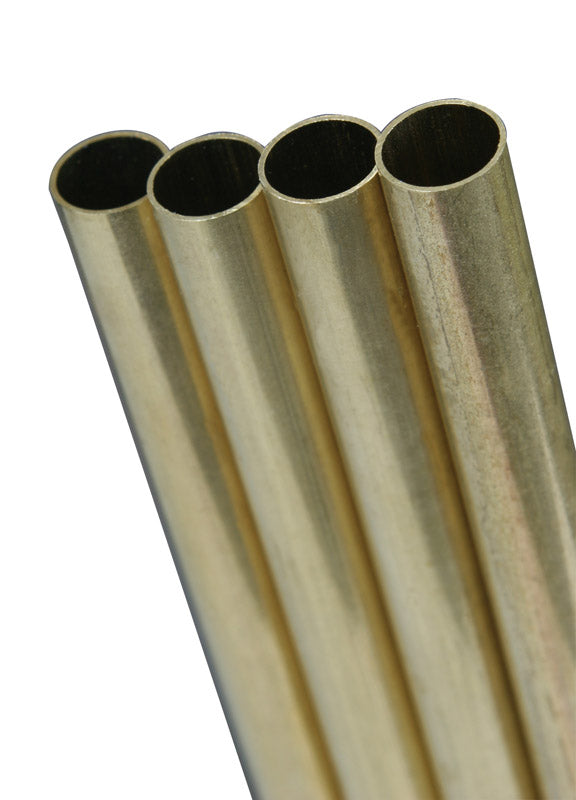 K&S 5/32 in. D X 36 in. L Round Brass Tube