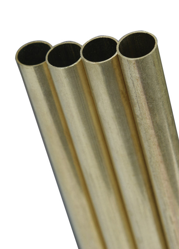K&S 11/32 in. D X 36 in. L Round Brass Tube