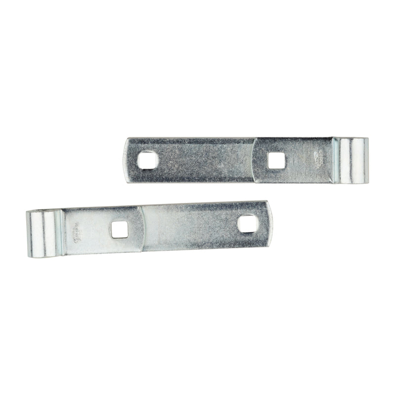 National Hardware 1-1/4 in. W X 6-1/4 in. L Zinc Plated Steel Strap Hinge 2 pk