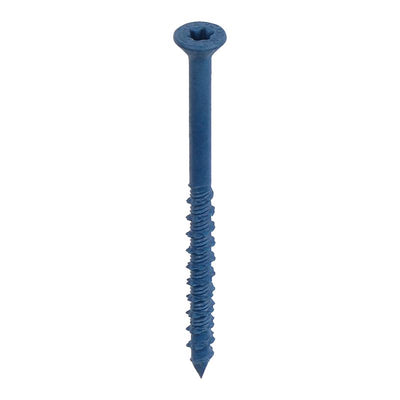 Tapcon 3/16 in. in. X 2-3/4 in. L Star Flat Head High/Low Concrete Screws