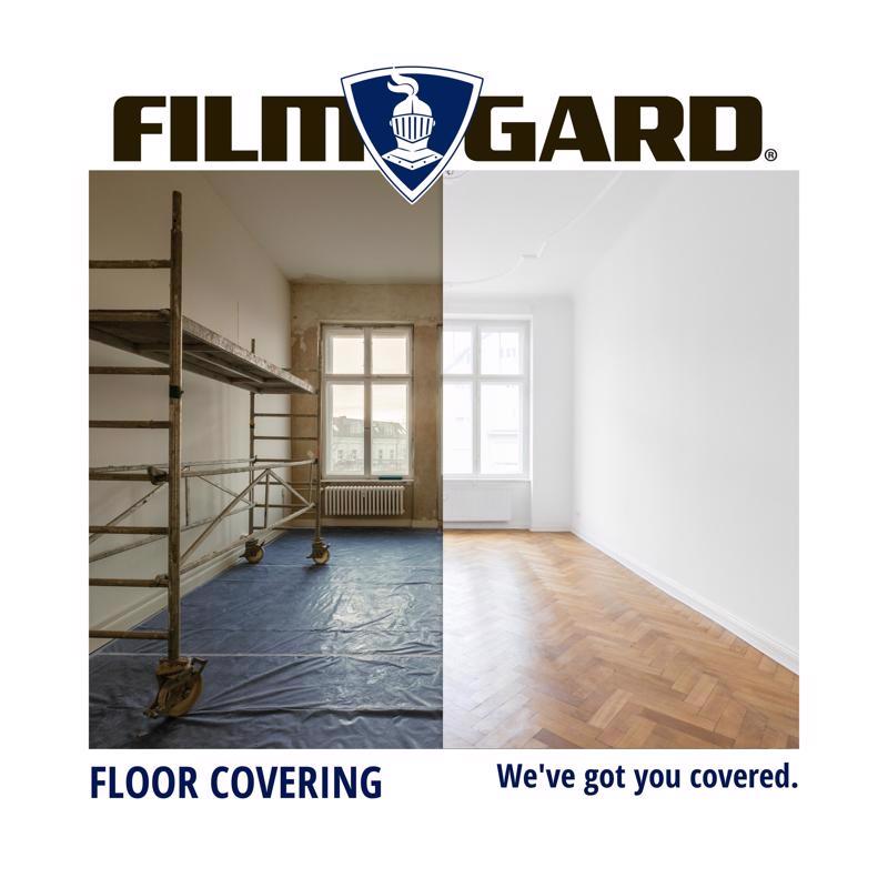 Film-Gard Plastic Sheeting 4 mil X 16 ft. W X 100 ft. L Polyethylene Black