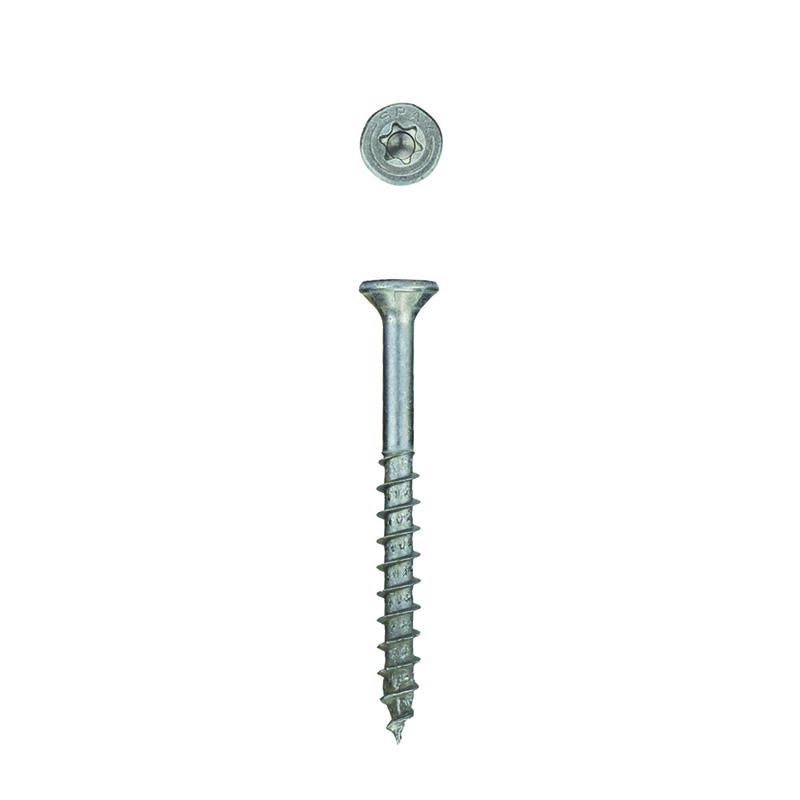 SPAX Multi-Material No. 14 Label X 2-1/2 in. L T30+ Flat Head Serrated Construction Screws