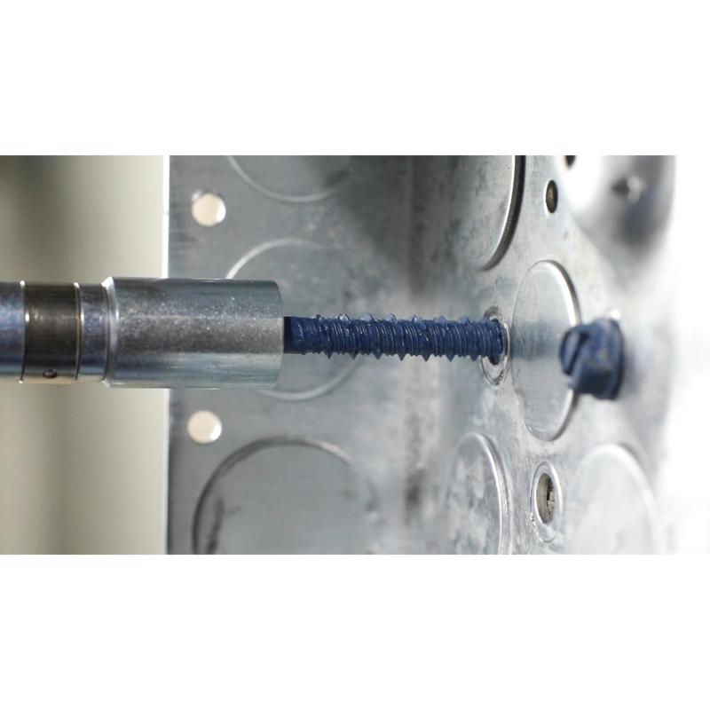 Tapcon 1/4 in. in. X 4 in. L Slotted Hex Washer Head High/Low Concrete Screws