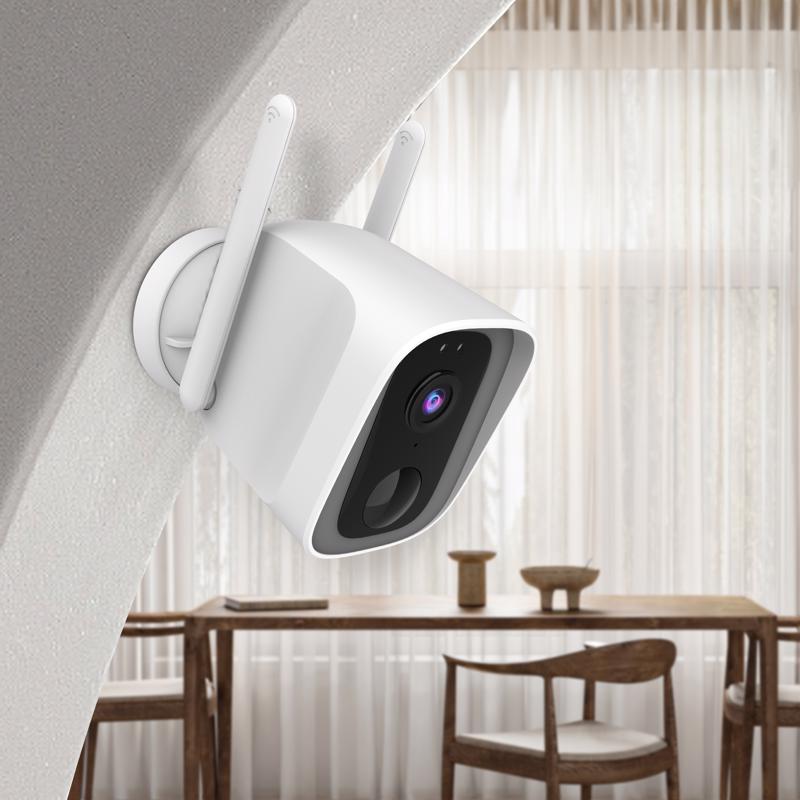 Feit Smart Home Battery Powered Outdoor Smart-Enabled Security Camera