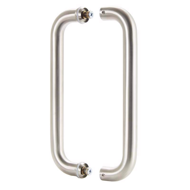 Brinks Commercial 12 in. L Satin Silver Stainless Steel Door Pull