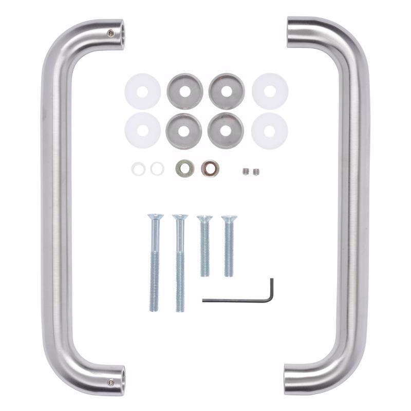 Brinks Commercial 12 in. L Satin Silver Stainless Steel Door Pull